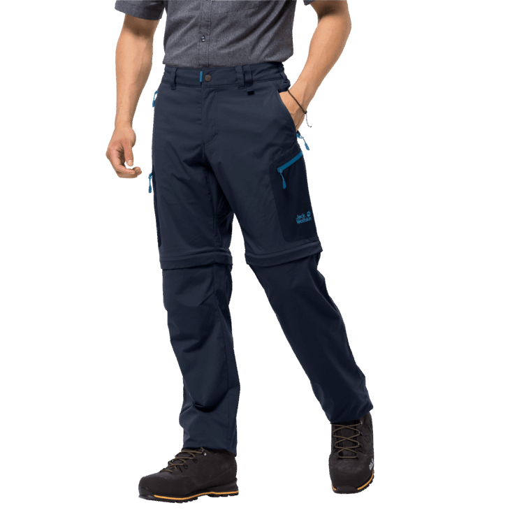 Origin Night Blue Men's Activate Light Zip Off Brand Jack Wolfskin