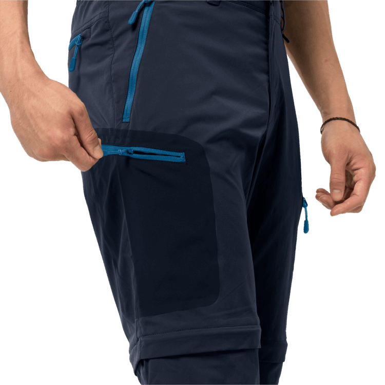 Origin Night Blue Men's Activate Light Zip Off Brand Jack Wolfskin