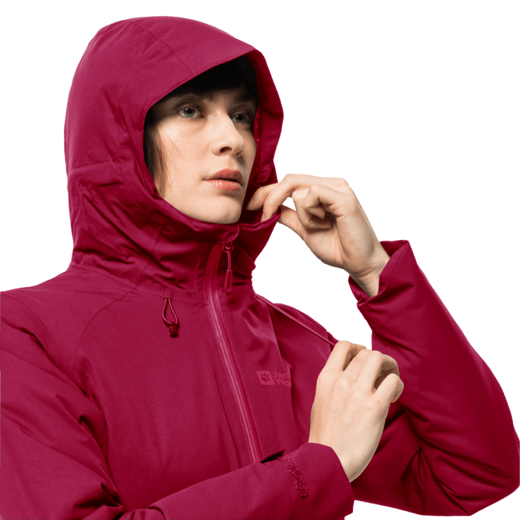 Women's Wisper Insulated Jacket Cranberry Original Brand Jack Wolfskin