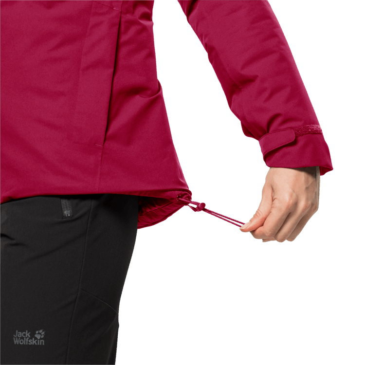 Women's Wisper Insulated Jacket Cranberry Original Brand Jack Wolfskin