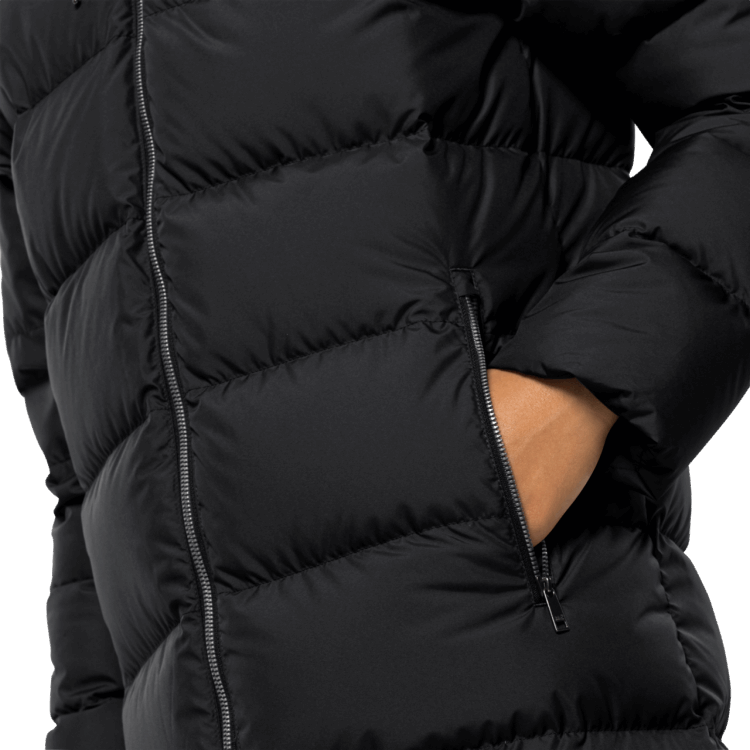 Brand Jack Wolfskin Collections Black Women's Frozen Palace Coat