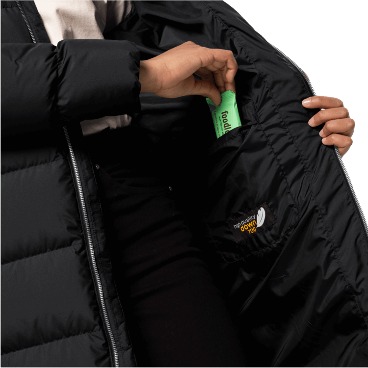 Brand Jack Wolfskin Collections Black Women's Frozen Palace Coat