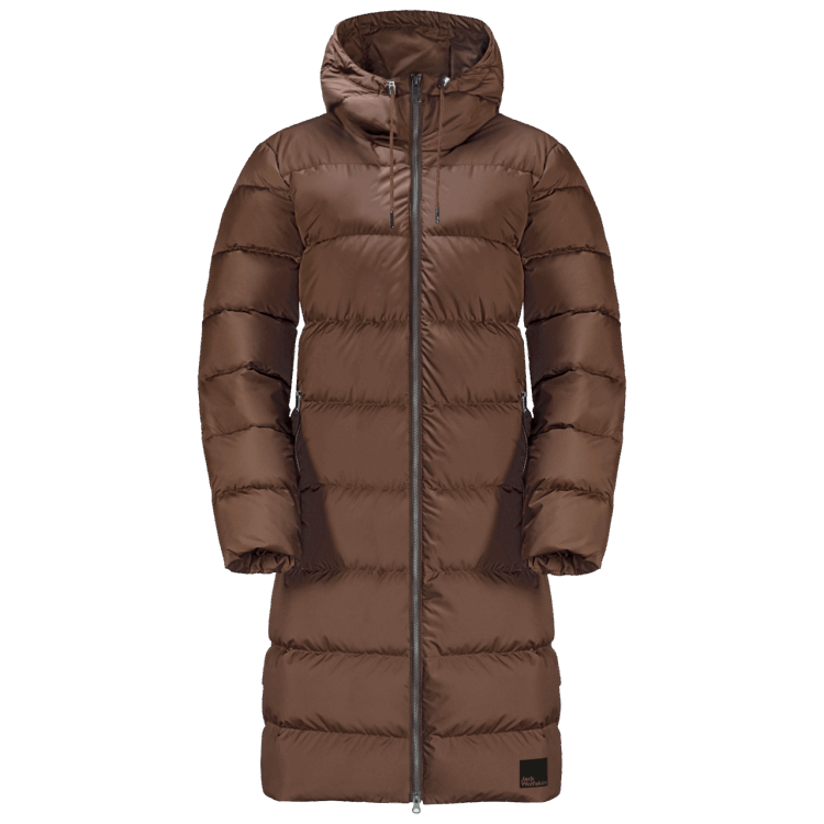Brand Jack Wolfskin Women's Frozen Palace Coat Hazelnut Brown Origin