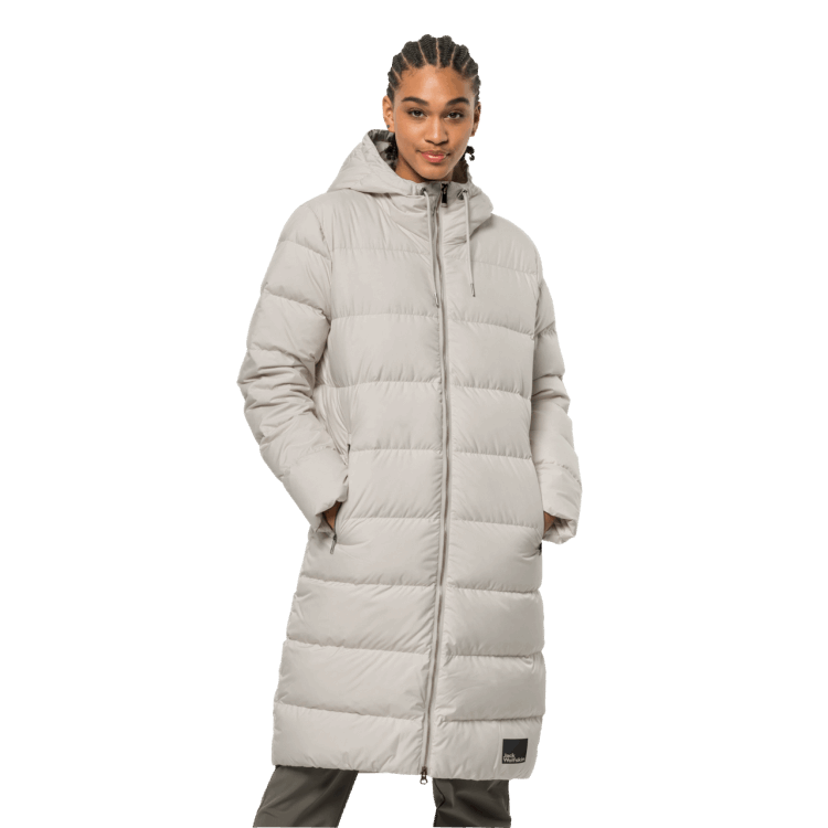 Brand Jack Wolfskin Women's Frozen Palace Coat Origins Winter Pearl