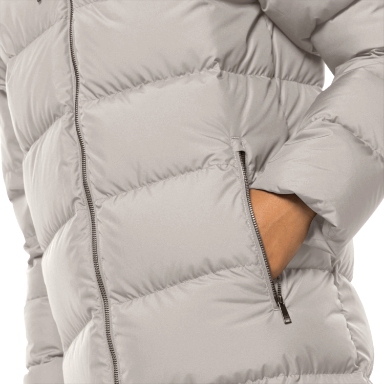 Brand Jack Wolfskin Women's Frozen Palace Coat Origins Winter Pearl