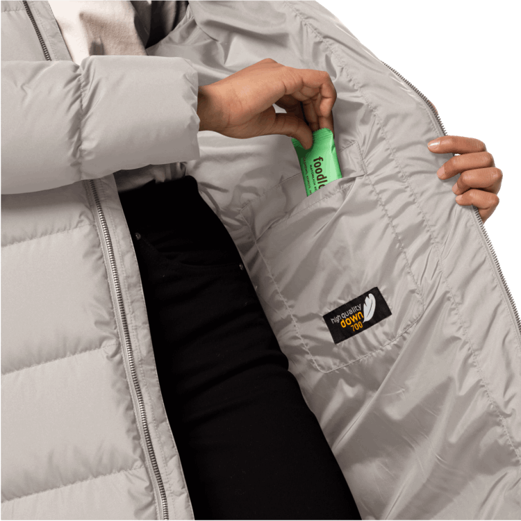 Brand Jack Wolfskin Women's Frozen Palace Coat Origins Winter Pearl