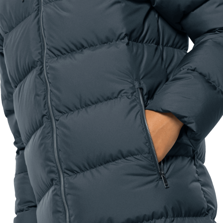 Slate Blue Brand Jack Wolfskin Women's Frozen Palace Coat