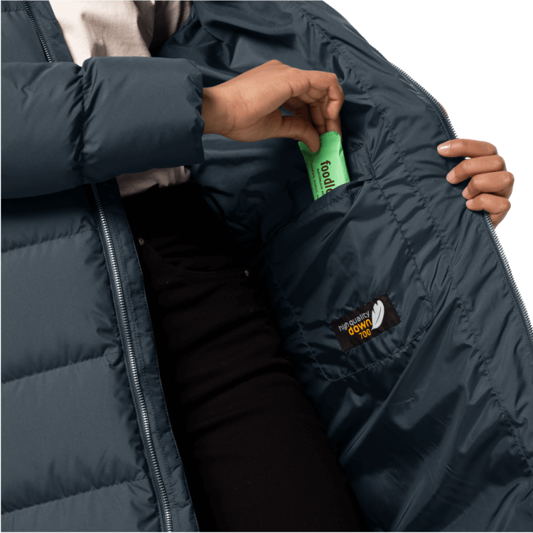 Slate Blue Brand Jack Wolfskin Women's Frozen Palace Coat