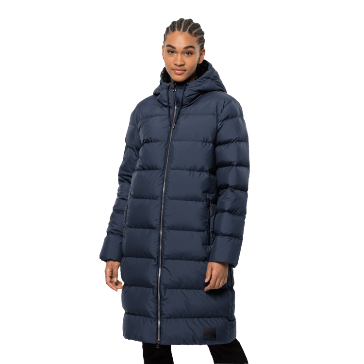 Night Blue Brand Jack Wolfskin Women's Frozen Palace Coat Brands