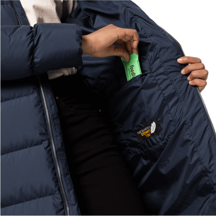 Night Blue Brand Jack Wolfskin Women's Frozen Palace Coat Brands