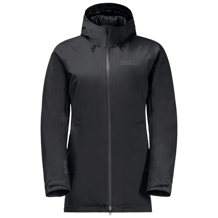Black Women's Stirnberg Insulated Jacket Brand Jack Wolfskin Best