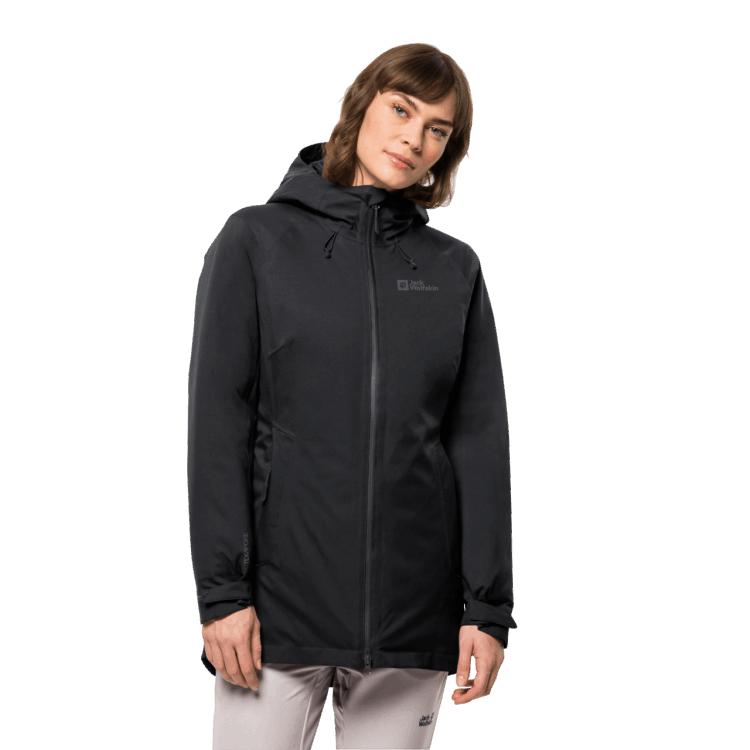 Black Women's Stirnberg Insulated Jacket Brand Jack Wolfskin Best