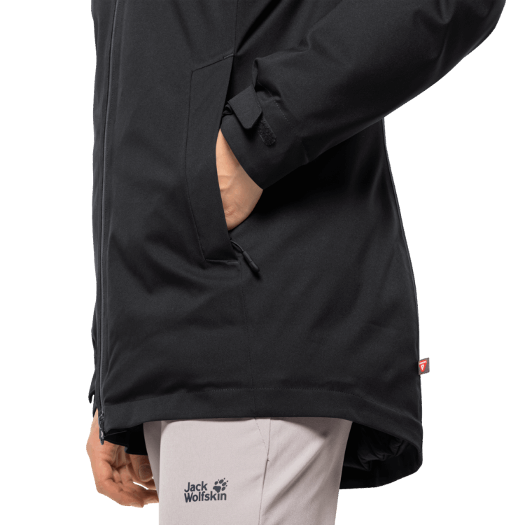 Black Women's Stirnberg Insulated Jacket Brand Jack Wolfskin Best