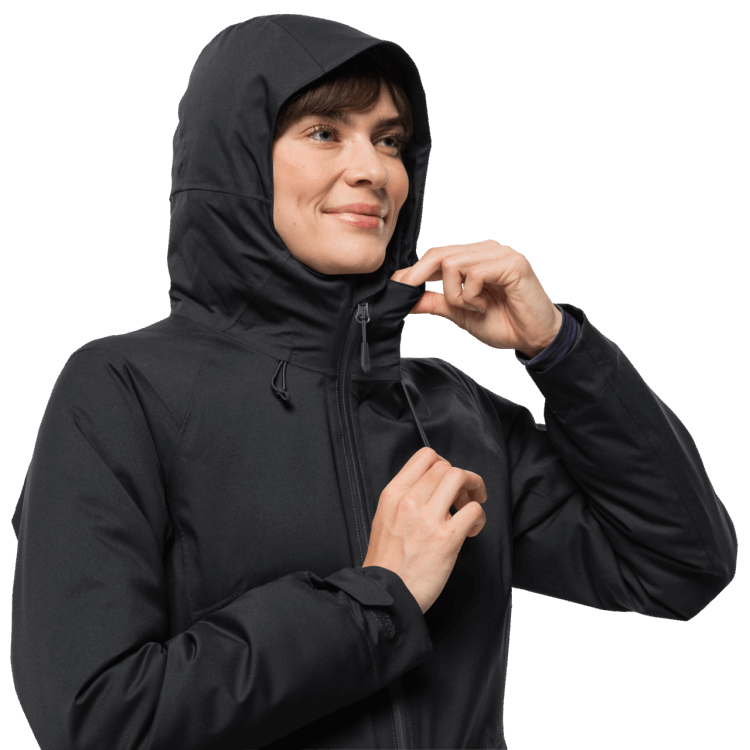Black Women's Stirnberg Insulated Jacket Brand Jack Wolfskin Best