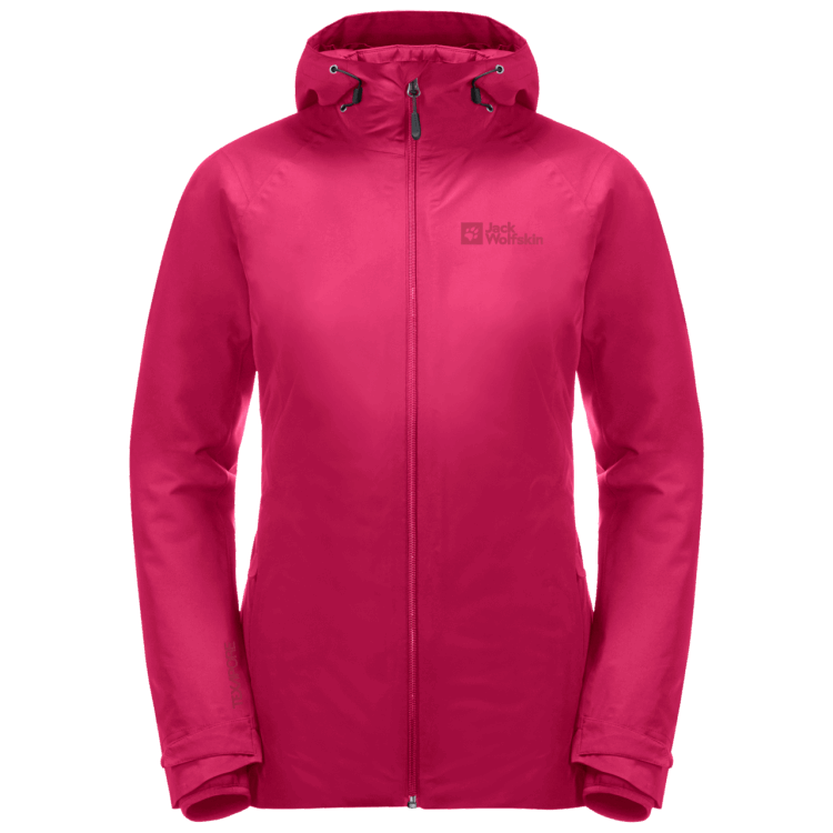 Fashion Women's Glaabach 3In1 Jacket Brand Jack Wolfskin Cranberry