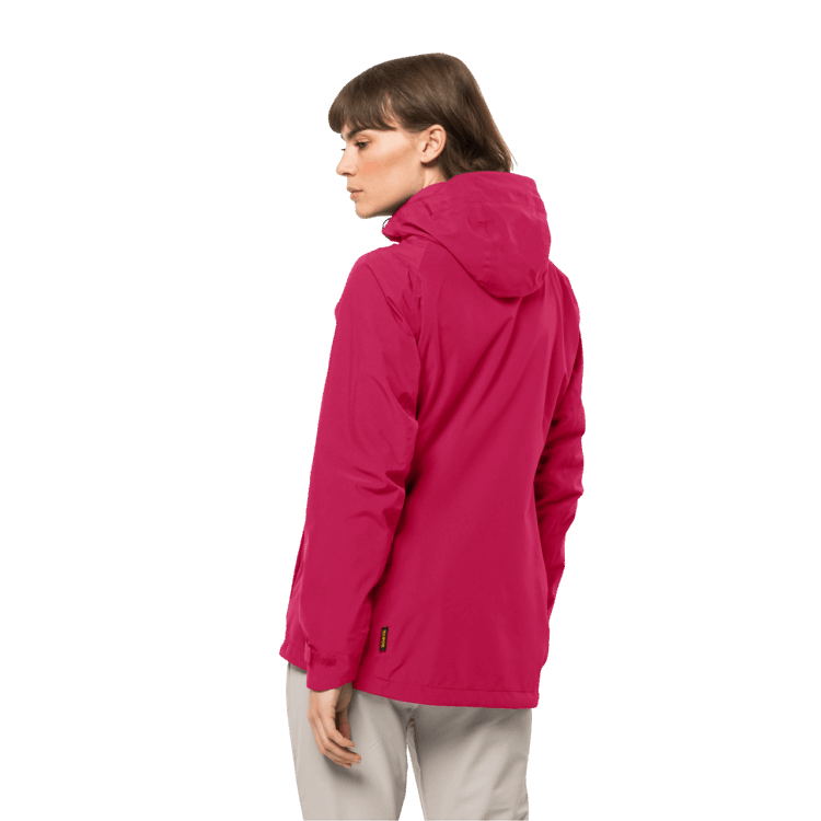 Fashion Women's Glaabach 3In1 Jacket Brand Jack Wolfskin Cranberry