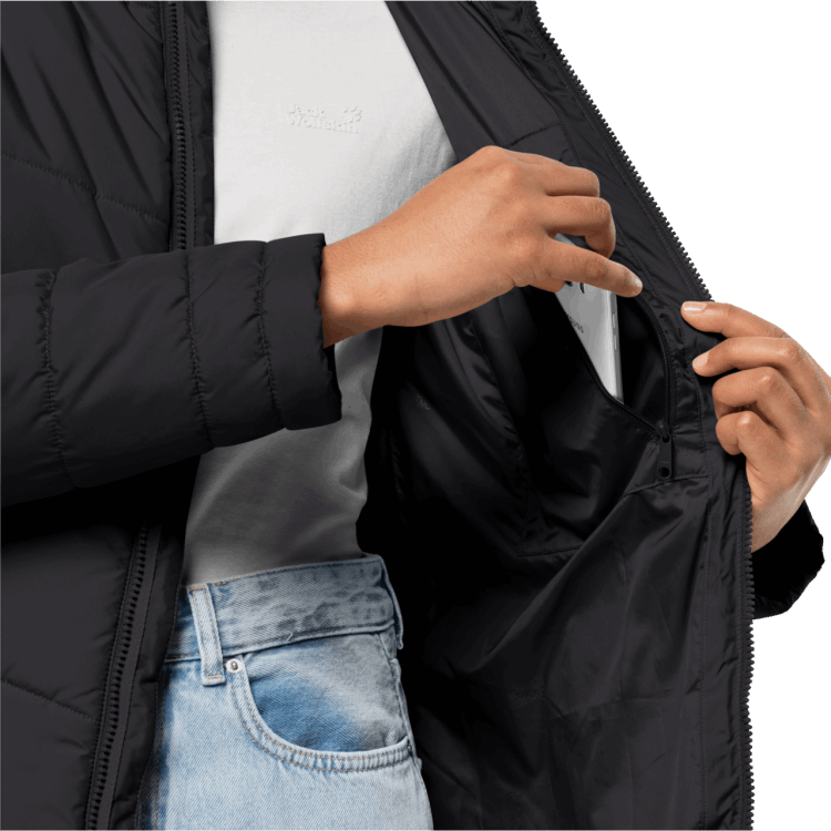 Origin Brand Jack Wolfskin Women's North York Coat Black