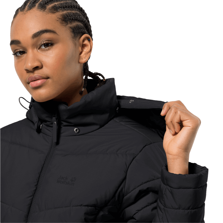 Origin Brand Jack Wolfskin Women's North York Coat Black