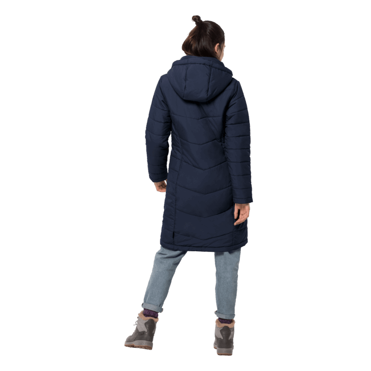 Women's North York Coat Midnight Blue Brand Jack Wolfskin Hot