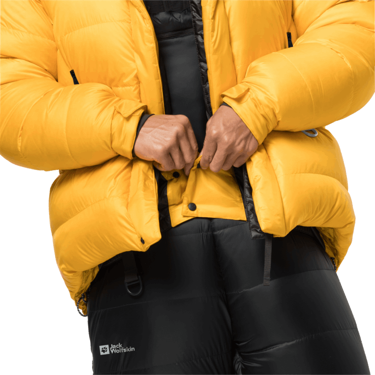 1995 Series Down Hoody Burly Yellow Xt Best Brand Jack Wolfskin