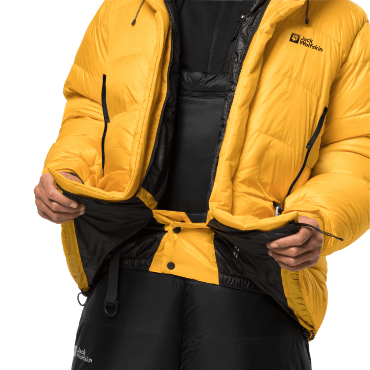 1995 Series Down Hoody Burly Yellow Xt Best Brand Jack Wolfskin