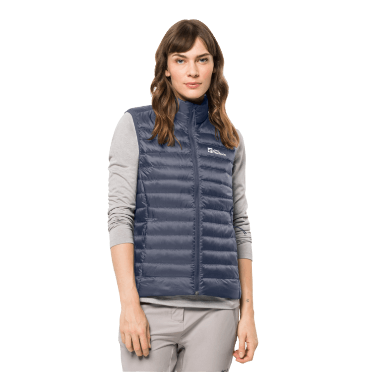 Brand Jack Wolfskin Ombre Blue Women's Pack & Go Down Vest Collections