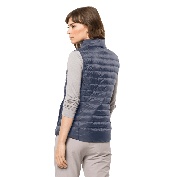 Brand Jack Wolfskin Ombre Blue Women's Pack & Go Down Vest Collections