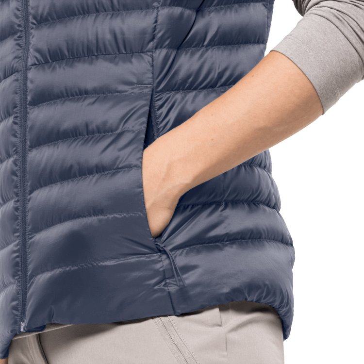 Brand Jack Wolfskin Ombre Blue Women's Pack & Go Down Vest Collections
