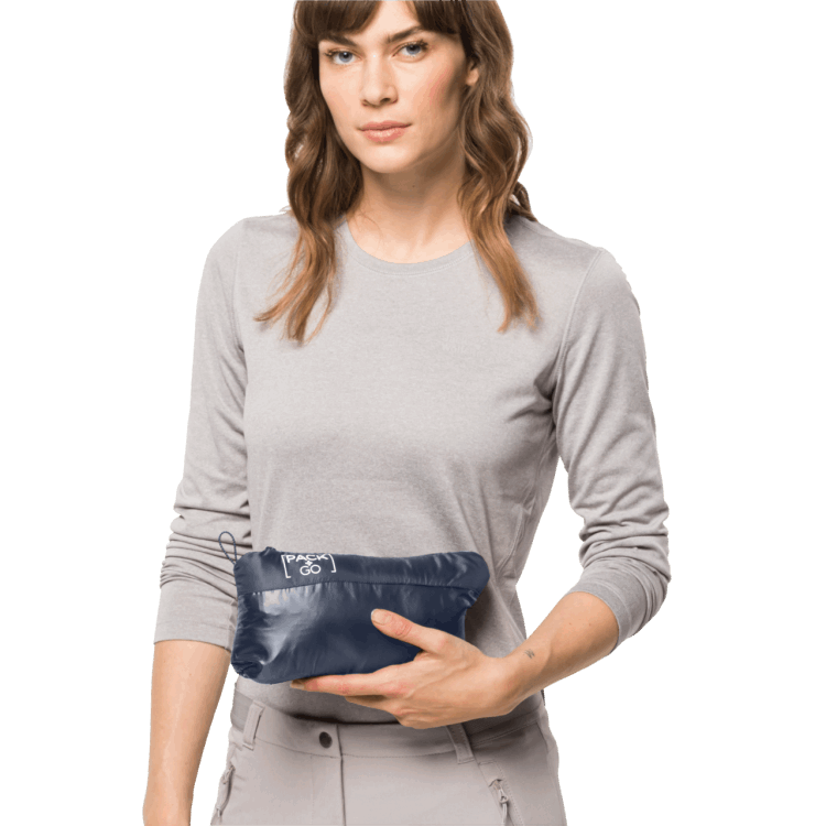 Brand Jack Wolfskin Ombre Blue Women's Pack & Go Down Vest Collections