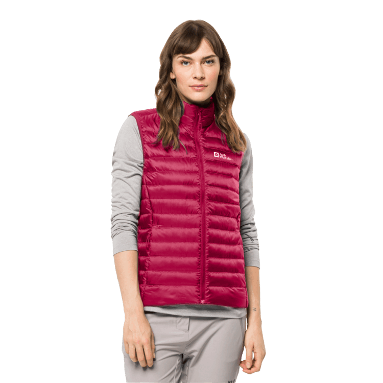 Brand Jack Wolfskin Origin Women's Pack & Go Down Vest Cranberry
