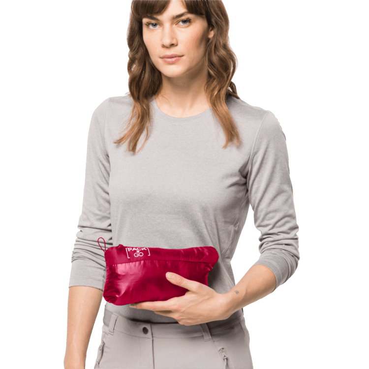Brand Jack Wolfskin Origin Women's Pack & Go Down Vest Cranberry