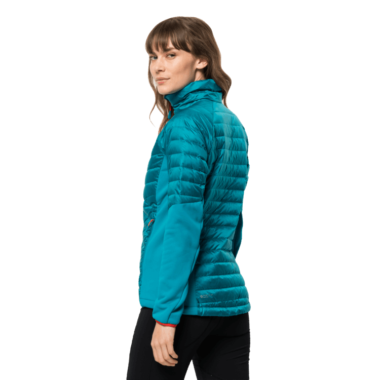 Brand Jack Wolfskin Origins Freshwater Blue Women's Nebelhorn Down Hybrid