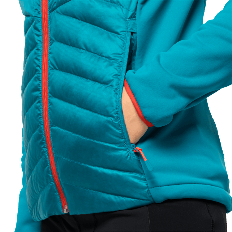 Brand Jack Wolfskin Origins Freshwater Blue Women's Nebelhorn Down Hybrid