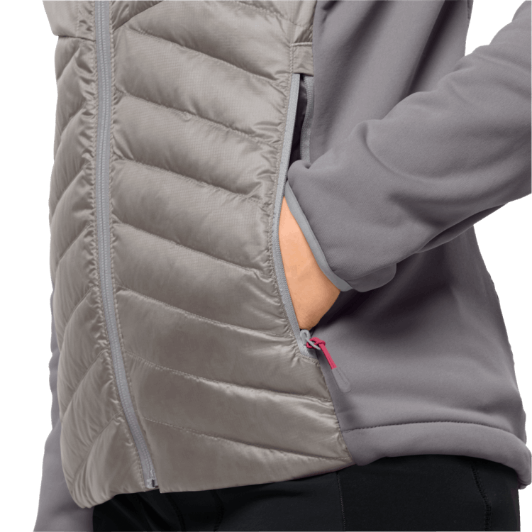 Brand Jack Wolfskin Women's Nebelhorn Down Hybrid Seagull Brand
