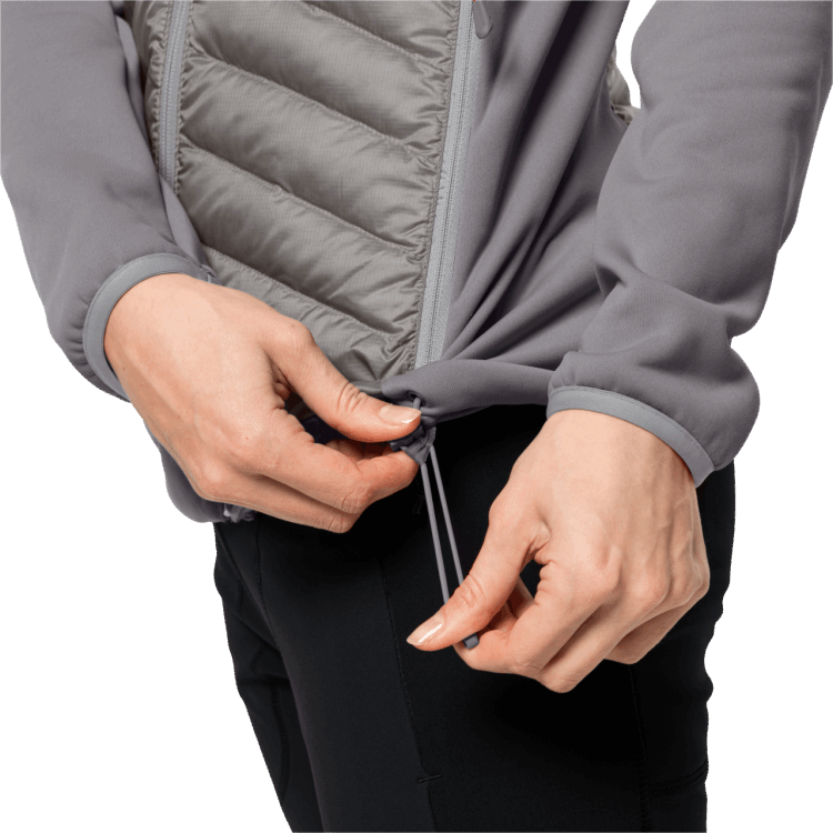 Brand Jack Wolfskin Women's Nebelhorn Down Hybrid Seagull Brand