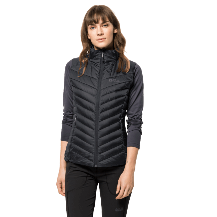 Black Brand Jack Wolfskin Original Women's Passamani Down Vest