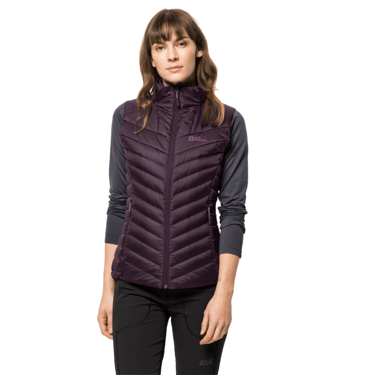 Grapevine Brand Jack Wolfskin Women's Passamani Down Vest Hot