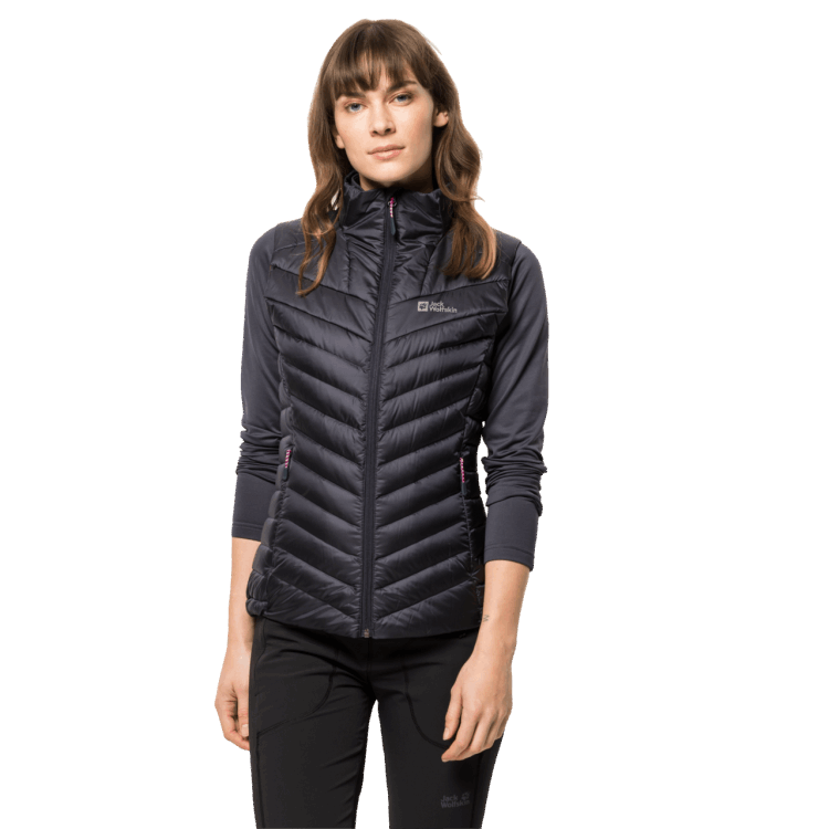 Graphite Best Brand Jack Wolfskin Women's Passamani Down Vest