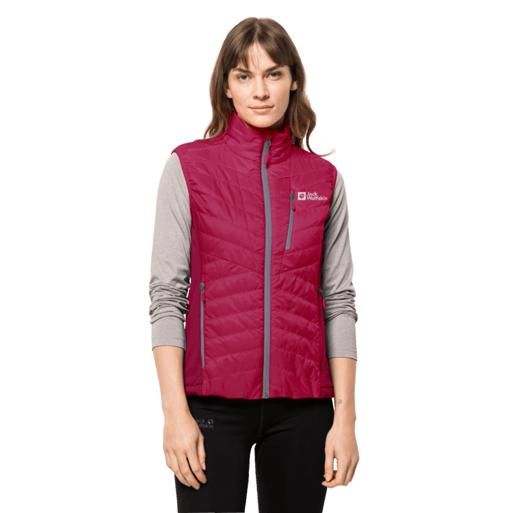 Collections Women's Routeburn Pro Insulated Vest Brand Jack Wolfskin Cranberry