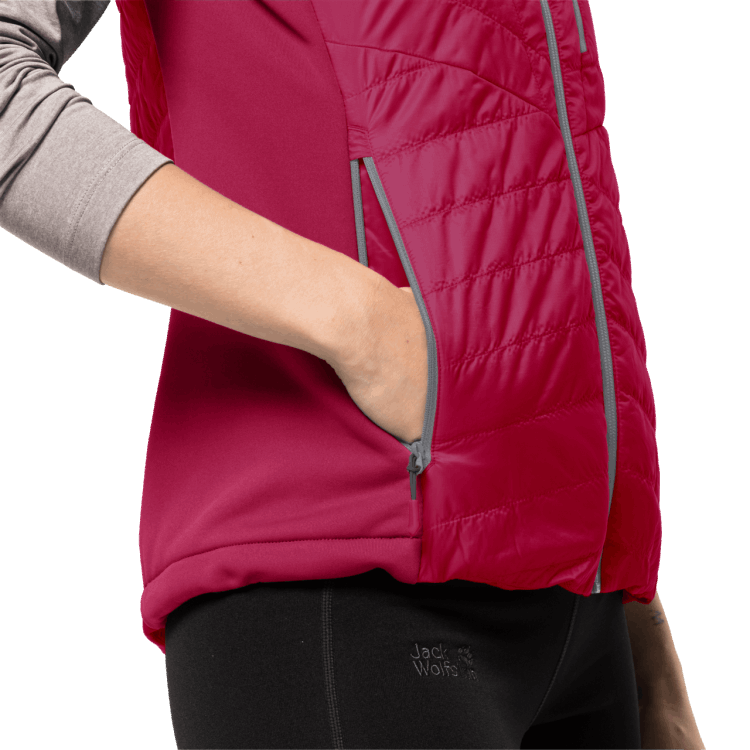 Collections Women's Routeburn Pro Insulated Vest Brand Jack Wolfskin Cranberry