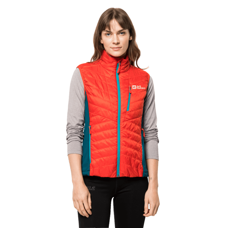 Origin Women's Routeburn Pro Insulated Vest Grenadine Brand Jack Wolfskin