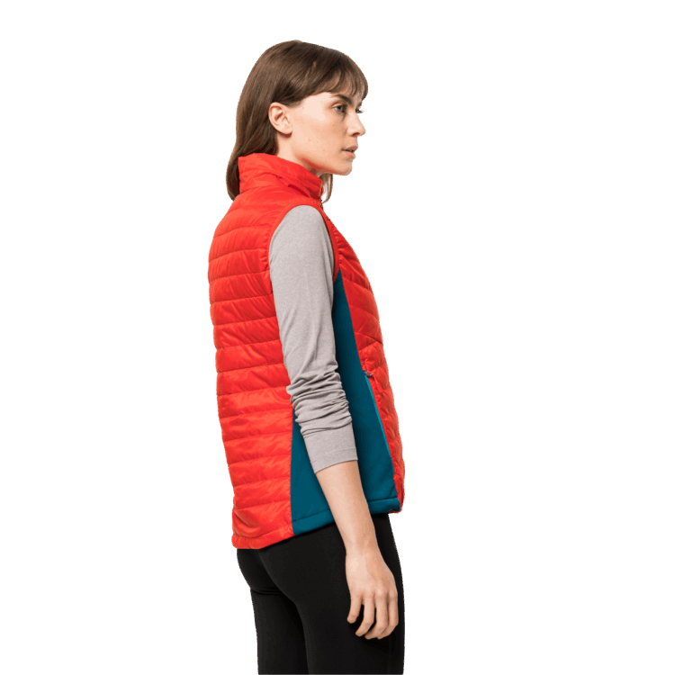 Origin Women's Routeburn Pro Insulated Vest Grenadine Brand Jack Wolfskin