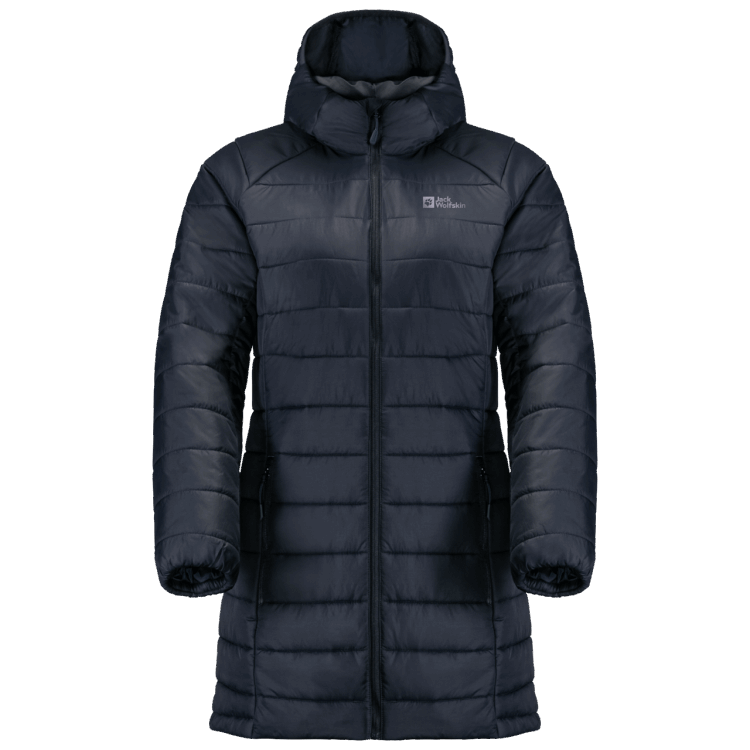 Original Night Blue Women's Bergland Insulated Coat Brand Jack Wolfskin
