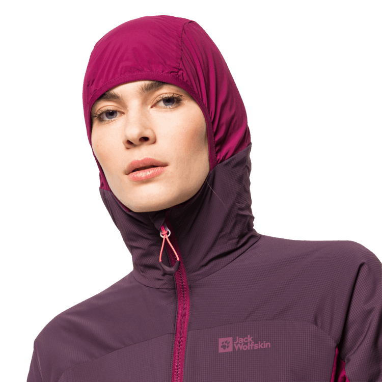 Women's Alpspitze Insulated Hoody Brand Jack Wolfskin Grapevine Hot