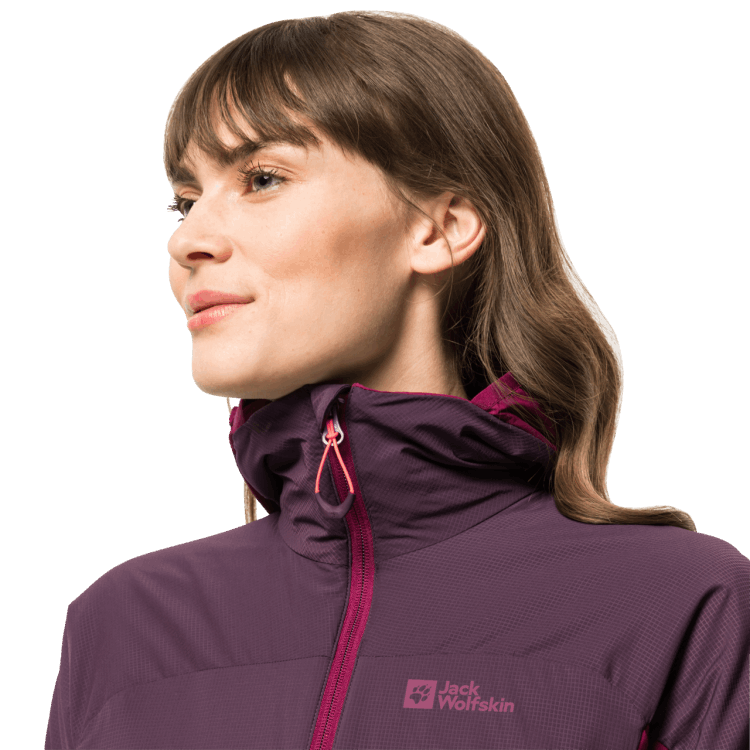 Women's Alpspitze Insulated Hoody Brand Jack Wolfskin Grapevine Hot