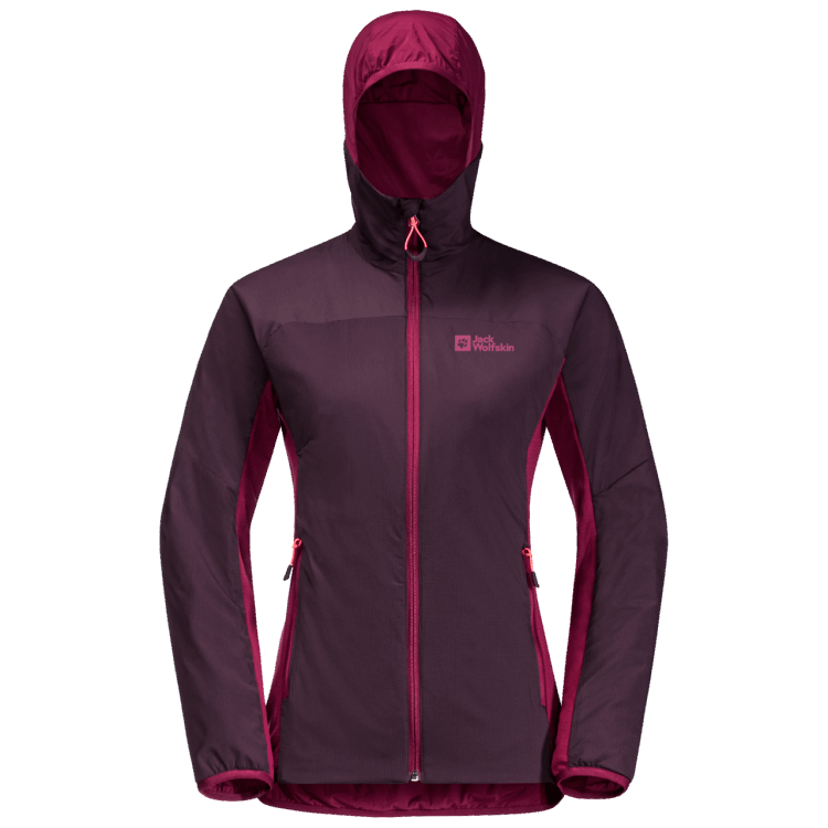 Women's Alpspitze Insulated Hoody Brand Jack Wolfskin Grapevine Hot
