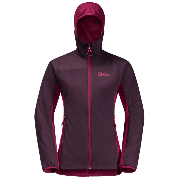 Women's Alpspitze Insulated Hoody Brand Jack Wolfskin Grapevine Hot