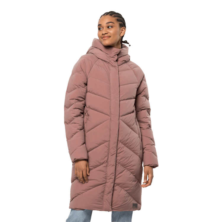 Women's Marienplatz Coat Brand Jack Wolfskin Best Afterglow