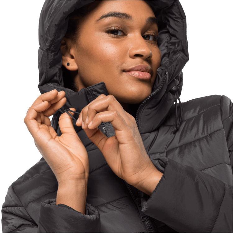 Women's Eisbach Coat Phantom Brand Jack Wolfskin New