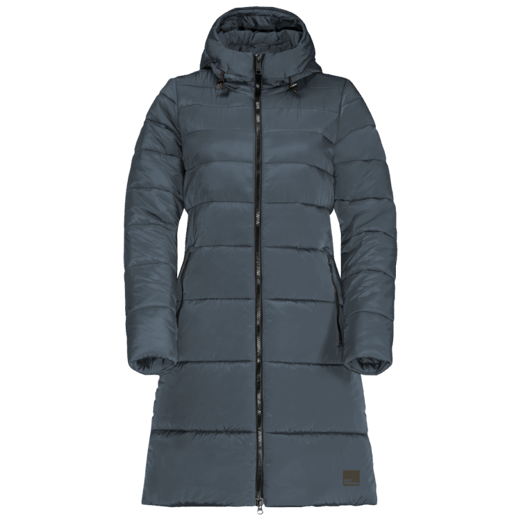 Women's Eisbach Coat Slate Blue Fashion Brand Jack Wolfskin